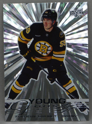2025-26 Upper Deck Series 2 - Young Guns Frederic Brunet #489 Outburst (RC)