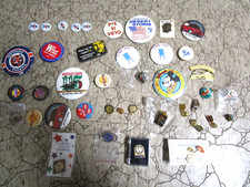 Large Vintage pin pinback lot advertising other