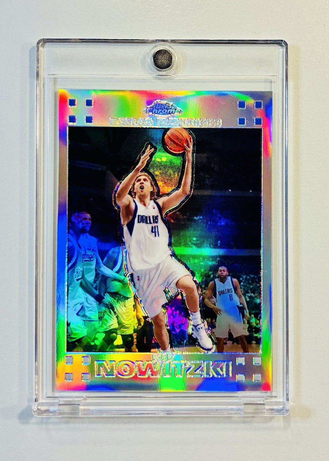 2007-08 Topps Chrome DIRK NOWITZKI Refractor /999 - #41