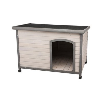 Keep Your Small Dog Warm & Dry - Wooden House 23.75x33.5in