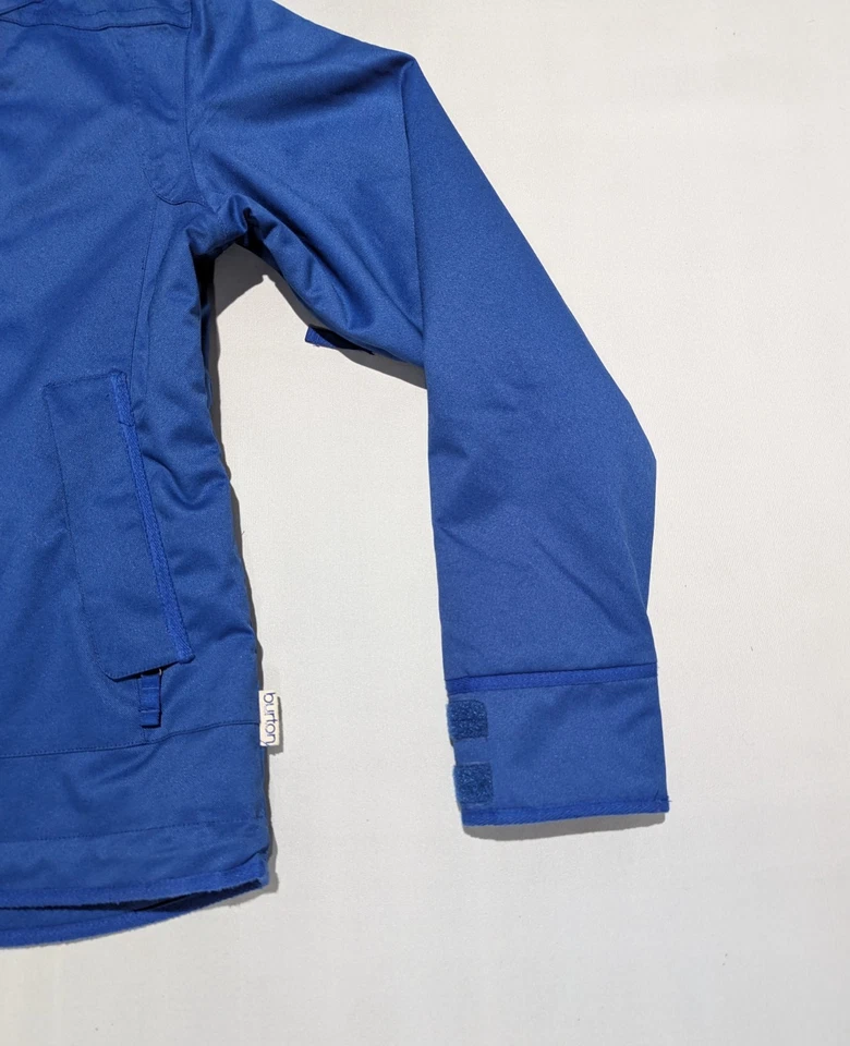 Burton женщин средний DryRide с капюшоном сноуборда лыж куртка синий зимнее пальто на молнии - Изображение 4 из 4