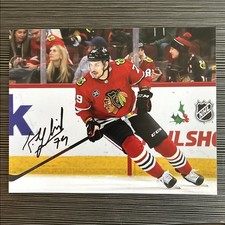 KURTIS GABRIEL CHICAGO BLACKHAWKS NHL HOCKEY Signed Autographed 8x10 Photo B