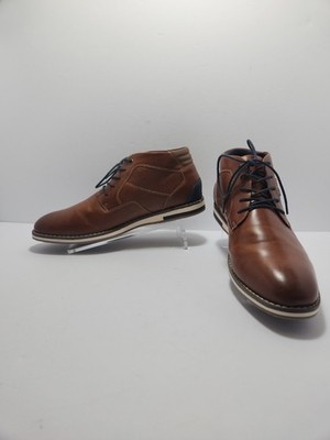 Freeman Since 1921 Dress Shoes Mens Size 10.5 Memory Foam  Brown - Navy 