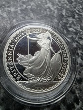 2004  1 oz Silver Proof Britannia Coin.Part of set.