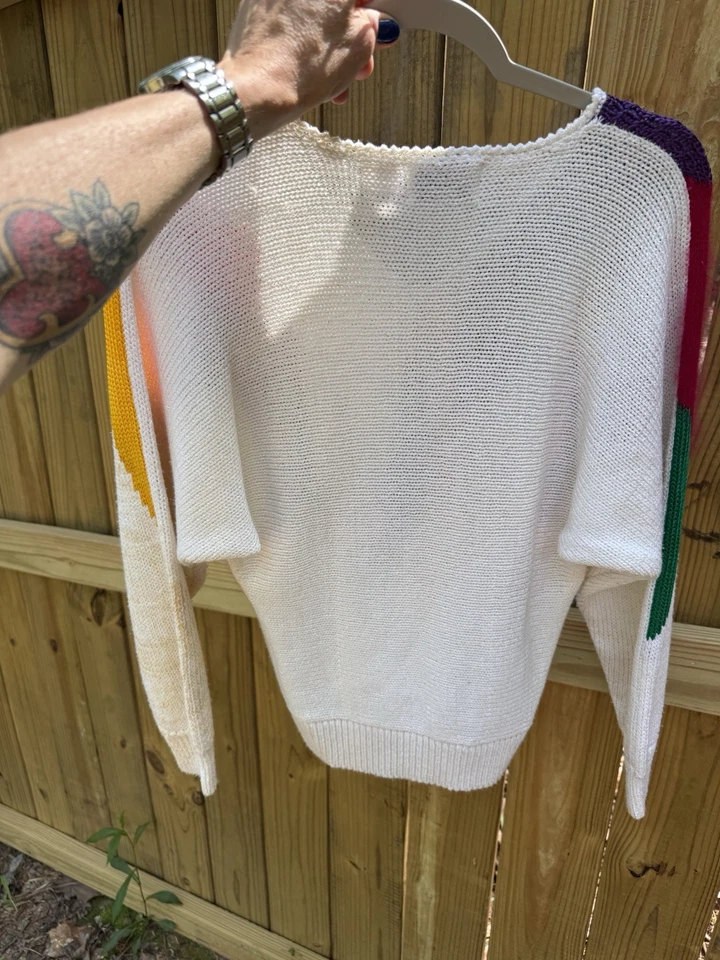 Suéter Alexandria Petites Para Mujer Pequeño Pequeño De Colección Años 90 Angora Nueva Ola Foto 3 de 4