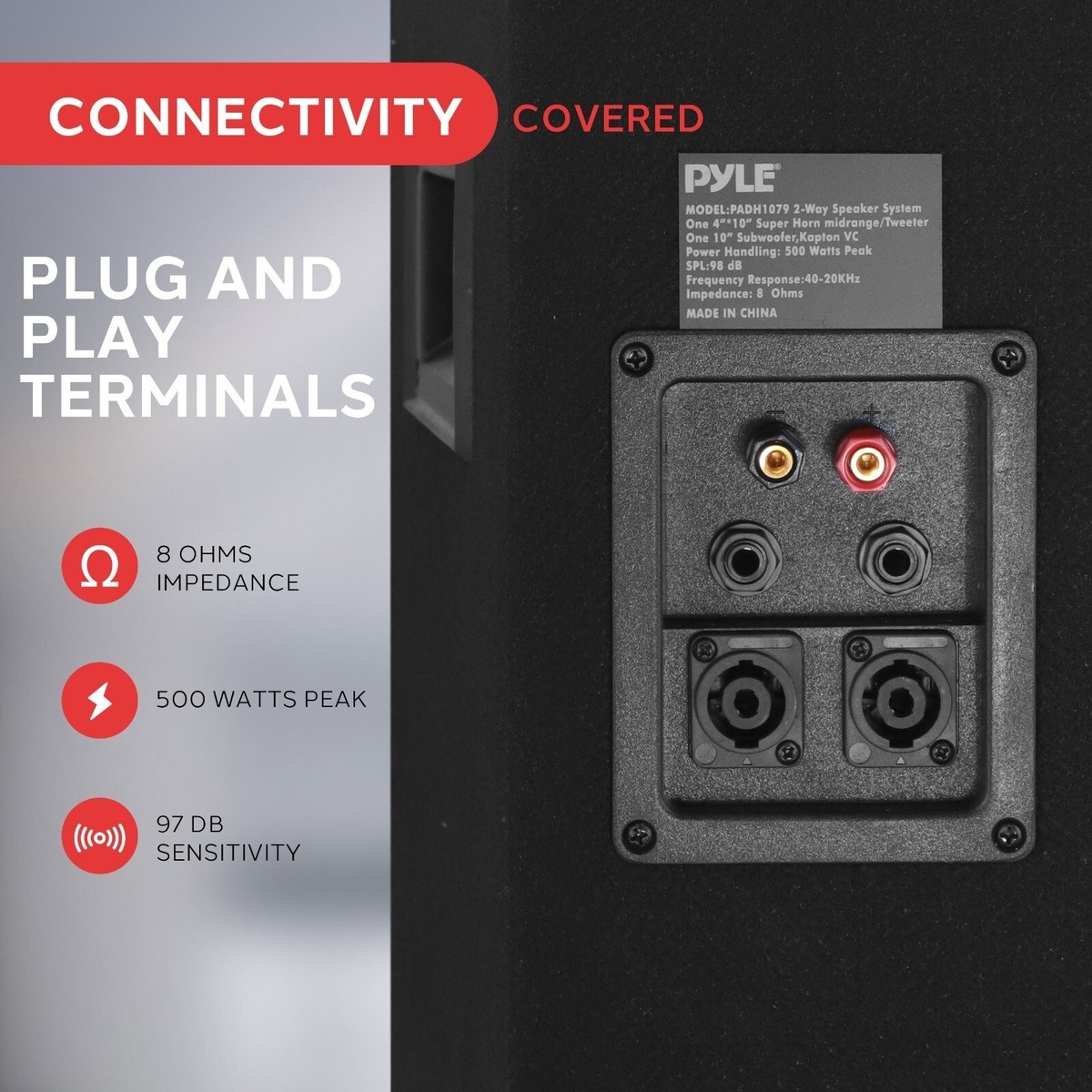 Pyle PADH1079 2-Way Car Speaker for sale online