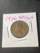 Die Crack 1936 Lincoln Cent 1c BN