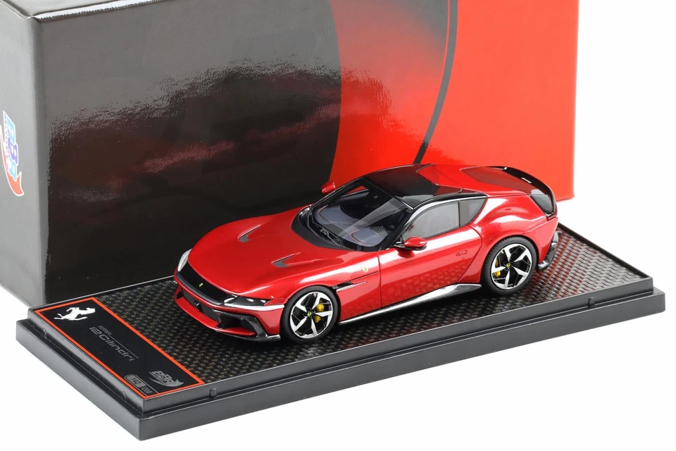 BBR 1 18 P18251A - FERRARI 12CYLINDRES SPIDER ROUGE CORSE