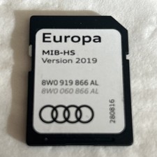 Genuine Audi A3 A4 A5 Q2 Q5 2019 SAT NAV MIB-HS SD Card Europe 8W0919866AL