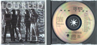 LOU REED New York 1989 GERMANY CD TOP! rare oop 1press TELDEC Romeo And Juliette