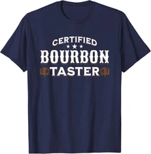 Vintage Certified Bourbon Taster for Whiskey Fan Gift Unisex T-Shirt