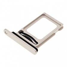 SIM TRAY FOR APPLE iPHONE 13 SIDE CARD ADAPTER WHITE STAR SILVER
