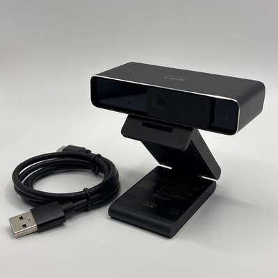 Cisco Webex 4K Pro Ultra HD 1080P Digital Video Webcam Camera CD-DSKCAM w/Cables