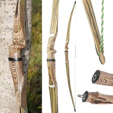 Arco lungo tiro con l'arco in legno 20-50 libbre 60" 62" 64" arco tradizionale RH LH caccia