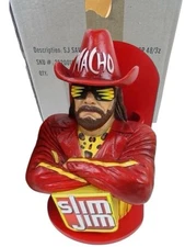 Rare In Box Macho Man Randy Savage Slim Jim Holder Counter Display WWE Original