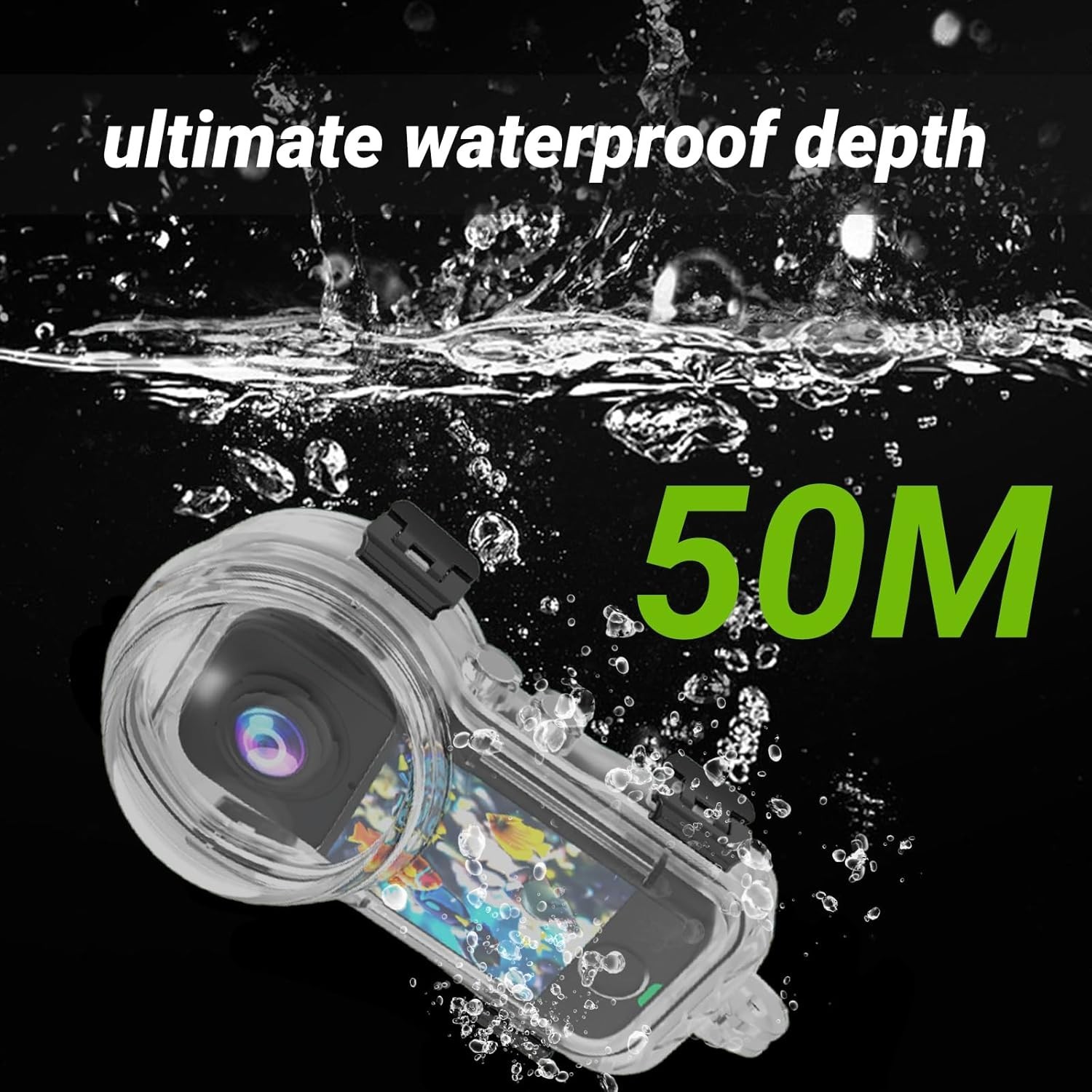 NEW Insta360 X4 Invisible Dive Case Waterproof Housing – 50M/197FT Underwater