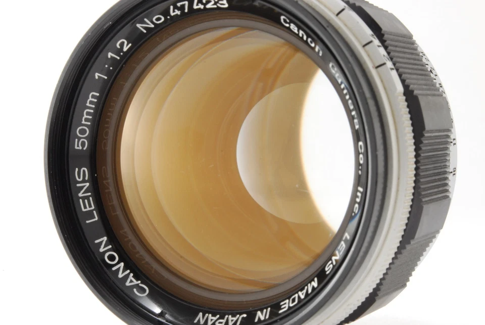 【Exc+5 con filtro】Lente Canon 50 mm f1.2 LTM L39 Leica montaje con tornillo de JAPÓN Foto 2 de 4