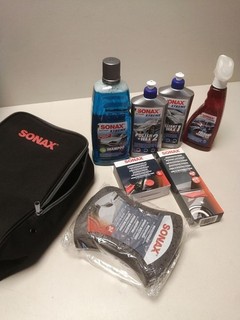 SONAX XTREME Autopflege Set inkl. Tasche (8 teilig); Autoreinigungs & Pflegeset
