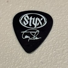 STYX TOMMY SHAW SIGNATURE GUITAR PICK EUROPE 05 2005 CONCERT TOUR STAGE PLECTRUM