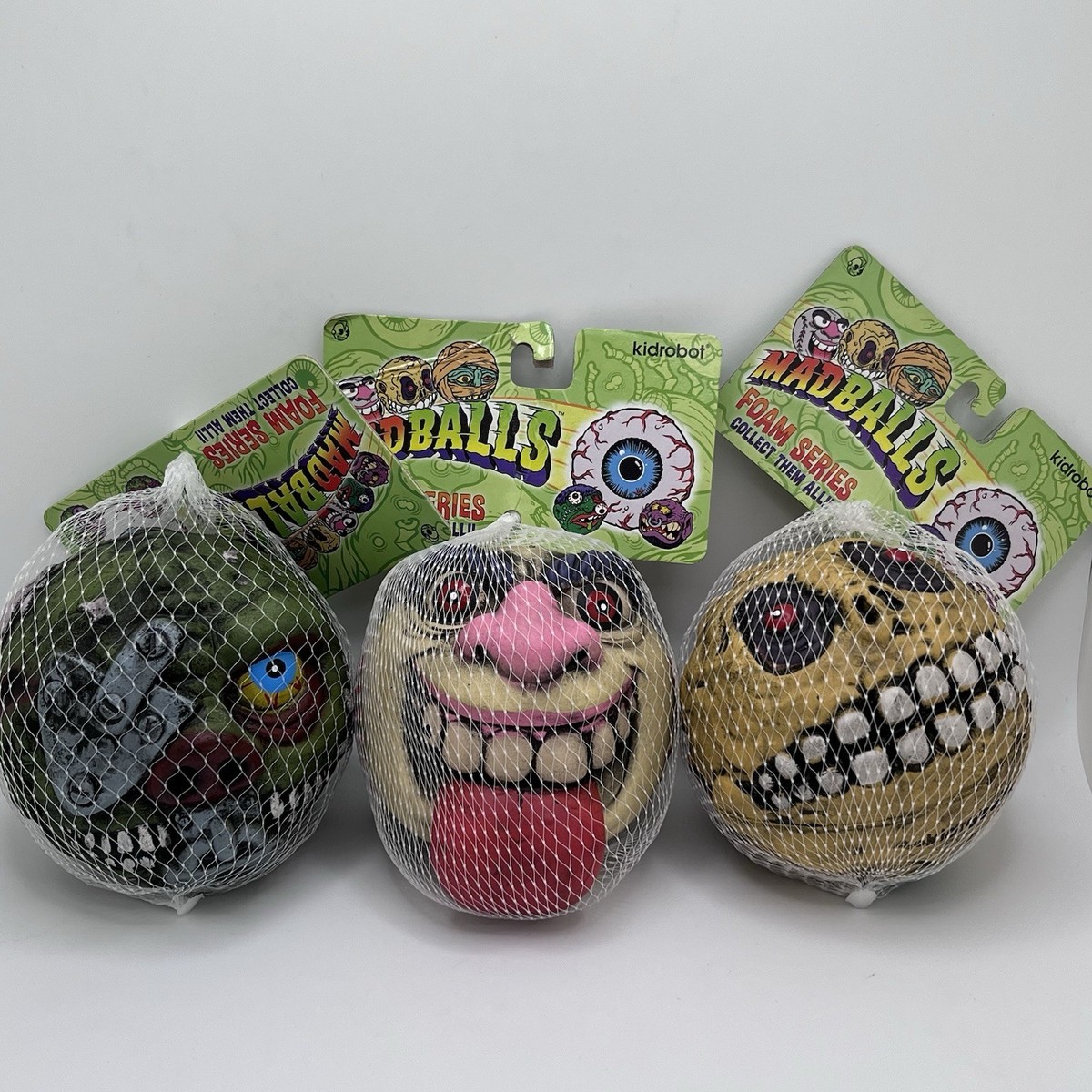 Kidrobot MADBALLS Lot - Skull Face - Meemie - Lock Lips - Rare