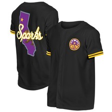 Men's New Era Black Los Angeles Sparks 2026 WNBA Draft Hometown Baseball Jersey