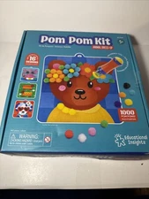 Pom Pom Kit – Arts and Crafts for Kids, Mess-Free Crafting Supplies – Used