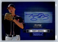 Tony Renda 2012 Bowman Sterling #BSAP-TRE Prospect Autographs