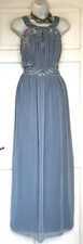 QUIZ EMBROIDERED BEADED MAXI EVENING OCCASION PARTY DRESS SIZE 18