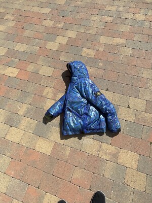 Vengeance78 Puffer Jacket Blue Rare Blue Stone Island Goose Down