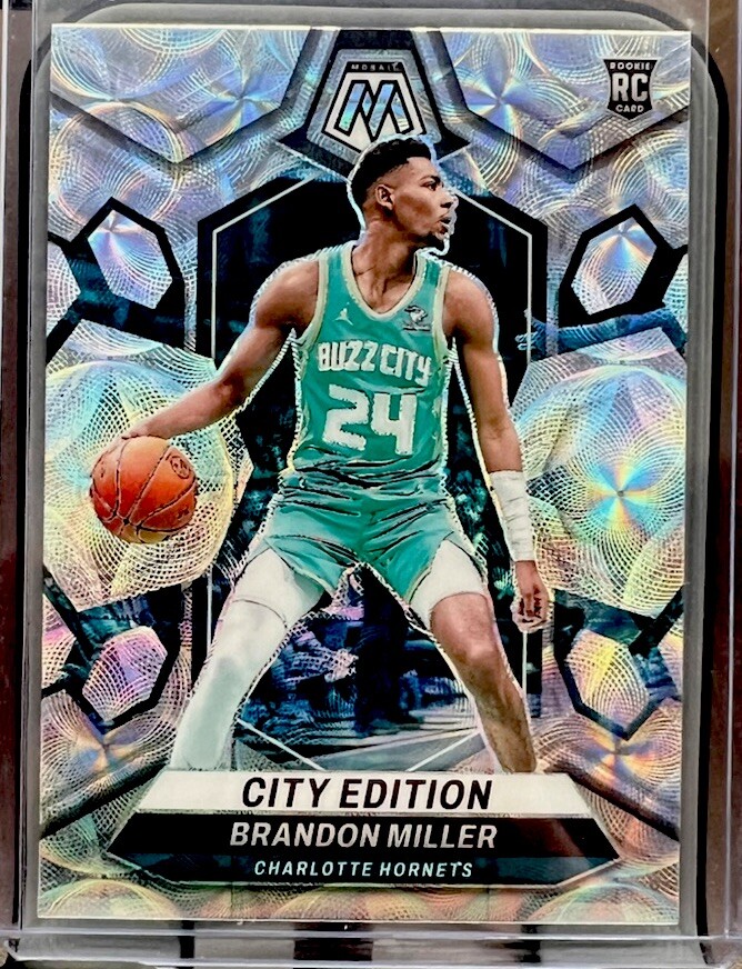 2023-24 Panini Mosaic Brandon Miller #277 RC Rookie City Edition Scope Prizm
