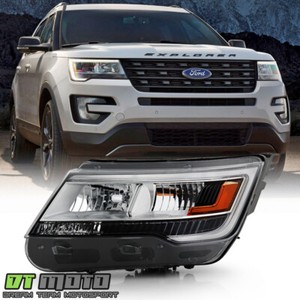 16 18 Ford Explorer Limited Xlt Platinum Led Drl Headlight Headlamp Driver Ebay