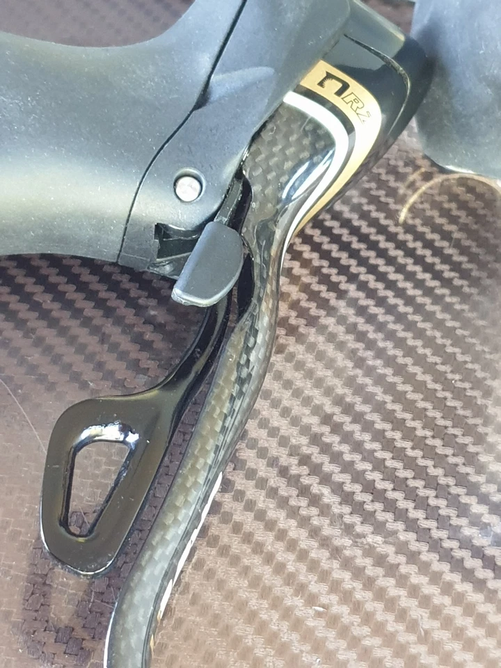 NOS Driven RZ Carbon STI Gear Brake Levers (10s Shimano) Road Bike Shifters RARE - Image 3 of 4