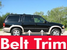 For Ford Explorer Flexible Chrome Body Side Molding Trim Kit 1995-1999 2000 2001