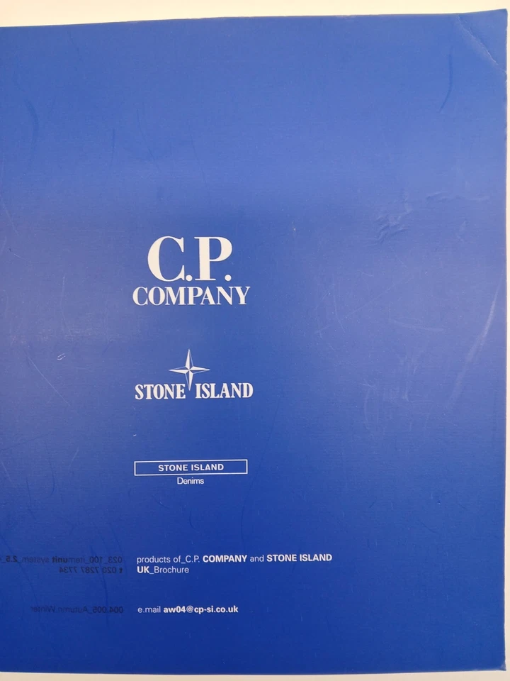 Cp Company Stone Island A/W 04 Look Book Catalogue Brochure Vintage 72 pages  - Image 2 of 4