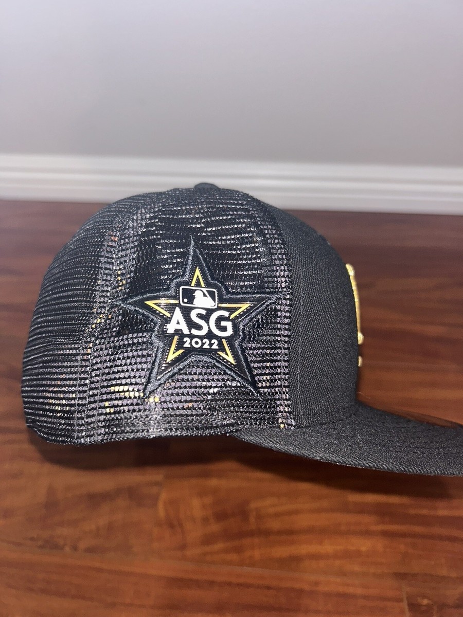 LA Dodgers New Era Black Gold 2022 Trucker All Star 59FIFTY LA Dodgers New Era Black Gold 2022 Trucker All Star 59FIFTY
