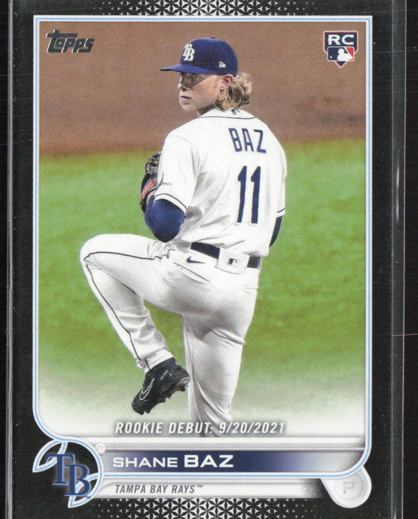 2022 Topps Update #US240 Shane Baz Black Border /71