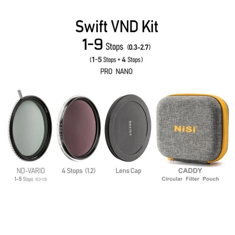 NiSi Swift Variable ND Filter True Color ND1-5 1-9 Black Mist Kit 67 72 77 82mm - Bild 2 von 4