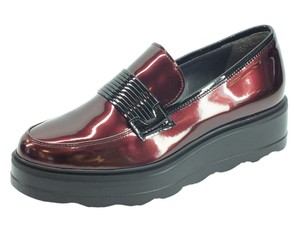 mocassini con zeppa donna