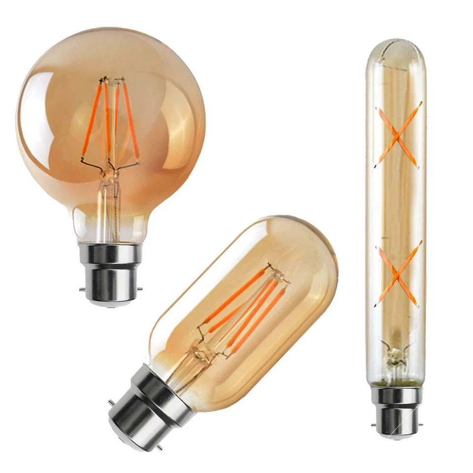 Ampoule LED 4W Baïonnette Filament Vintage Éclairage Décoratif Industriel B22 - Photo 1/4
