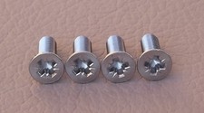 Suzuki AN400 Burgman 99-16 Front & Rear Brake Reservoir Lid Cap Screws Stainless