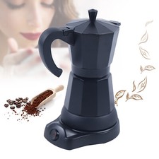 300ml Elektrische Kaffeemaschine Espressokocher Mokka Kanne Coffee Pot 6 Tassen