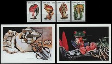 Sierra Leone 1996 - Mi-Nr. 2561-2564 & Block 297-298 ** - MNH - Pilze / Mushroom