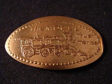 The Mogul True American Train elongated penny