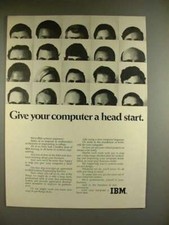 1969 IBM Computer Ad - Give a Head Start