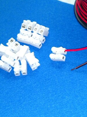 Splicer plugs, Works with Woodland Scenics ''Just Plug'' or any wire pairs 12/Pk