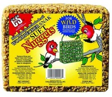 C S Woodpecker Snak With Suet Nuggets 2.4 Pound Null