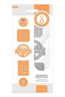 Tonic Studios ''Hooray Summer Sentiment Die Set'' - NEW