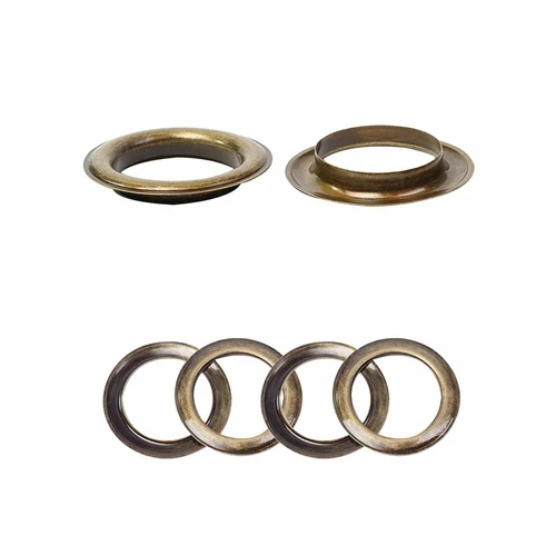 Ojales grandes de metal y latón de 30 mm 40 mm oro plata bronce ojales con arandela - Imagen 7 de 29