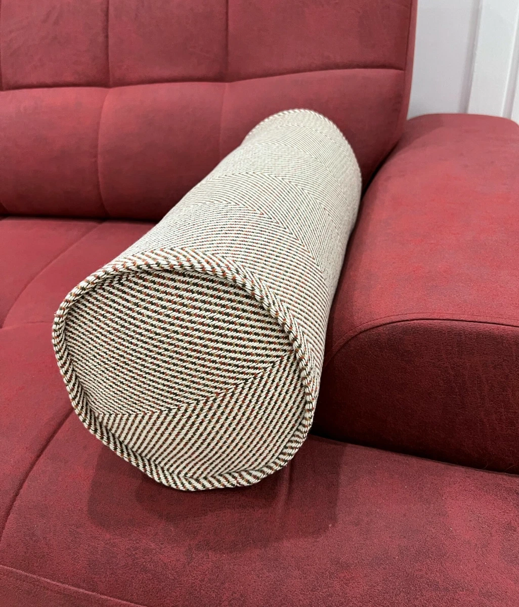 Bolster Pillow Cover Cotton Bolster Decorative Woven Soft Boho Bolster Pillow