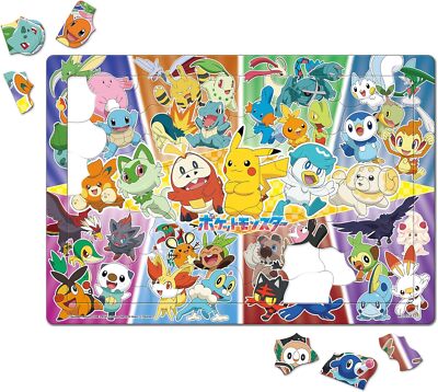Puzzle for children Pocket Monsters from various directions